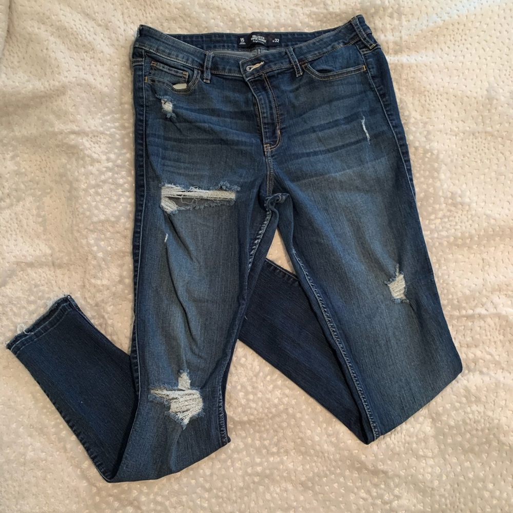 Super skinny high rise jeans
